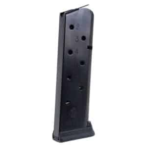 Check-Mate full-size 1911 magazine .45 ACP 8-round black matte-blued steel