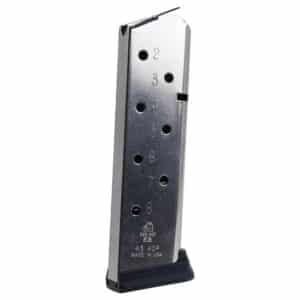 Check-Mate full-size 1911 stainless steel 8-round magazine .45 ACP