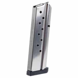 Check-Mate full-size 1911 stainless steel magazine .38 Super 9rd