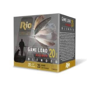 Rio Ammunition Game Blended HV 20ga 3in 1-1/4oz lead shotshell box
