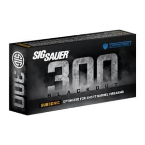 Sig Sauer .300 Blackout 110gr TAC-TX supersonic rifle ammunition 20 round box