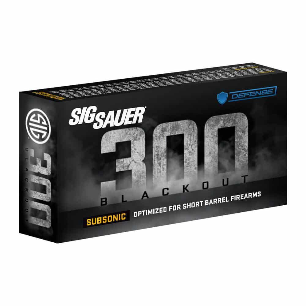Sig Sauer .300 Blackout 110gr TAC-TX supersonic rifle ammunition 20 round box