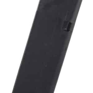 Glock G20 Gen5 10mm 15rd black polymer magazine with orange follower