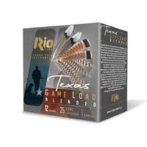 Rio Texas Game Blended HV 12ga 2-3/4" 1-1/4oz #7.5&9 shotshells box image