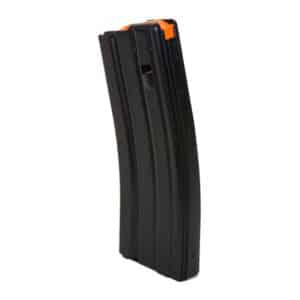 DuraMag SS 20rd stainless steel AR-15 magazine black with orange follower