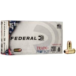 Federal Train + Protect .45 ACP 230 gr VHP 50 rd box ammunition