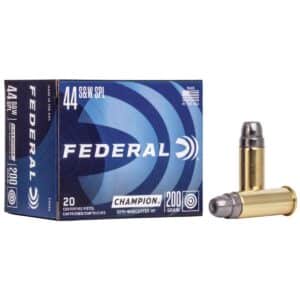 Federal Champion .44 Special 200 gr Semi-Wadcutter Hollow Point 20-round box