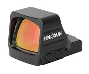 Holosun HS407COMP reflex sight gold 6 MOA dot black finish