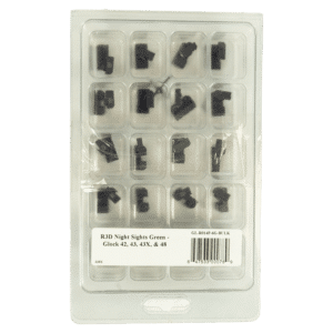 XS Sights R3D Night Sights Set for Glock 42/43/43x/48 Green Bulk 20/ct