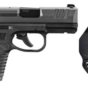 FN Reflex MRD 9mm pistol, black frame, optic-ready slide, textured grip