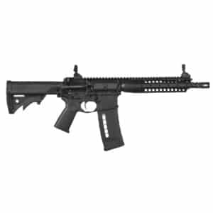 LWRC SIX8-A5 SBR 6.8 SPC short-barrel rifle in black