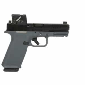 Ruger RXM 9mm pistol with 4-inch barrel, 17+1 capacity, black and gray finish