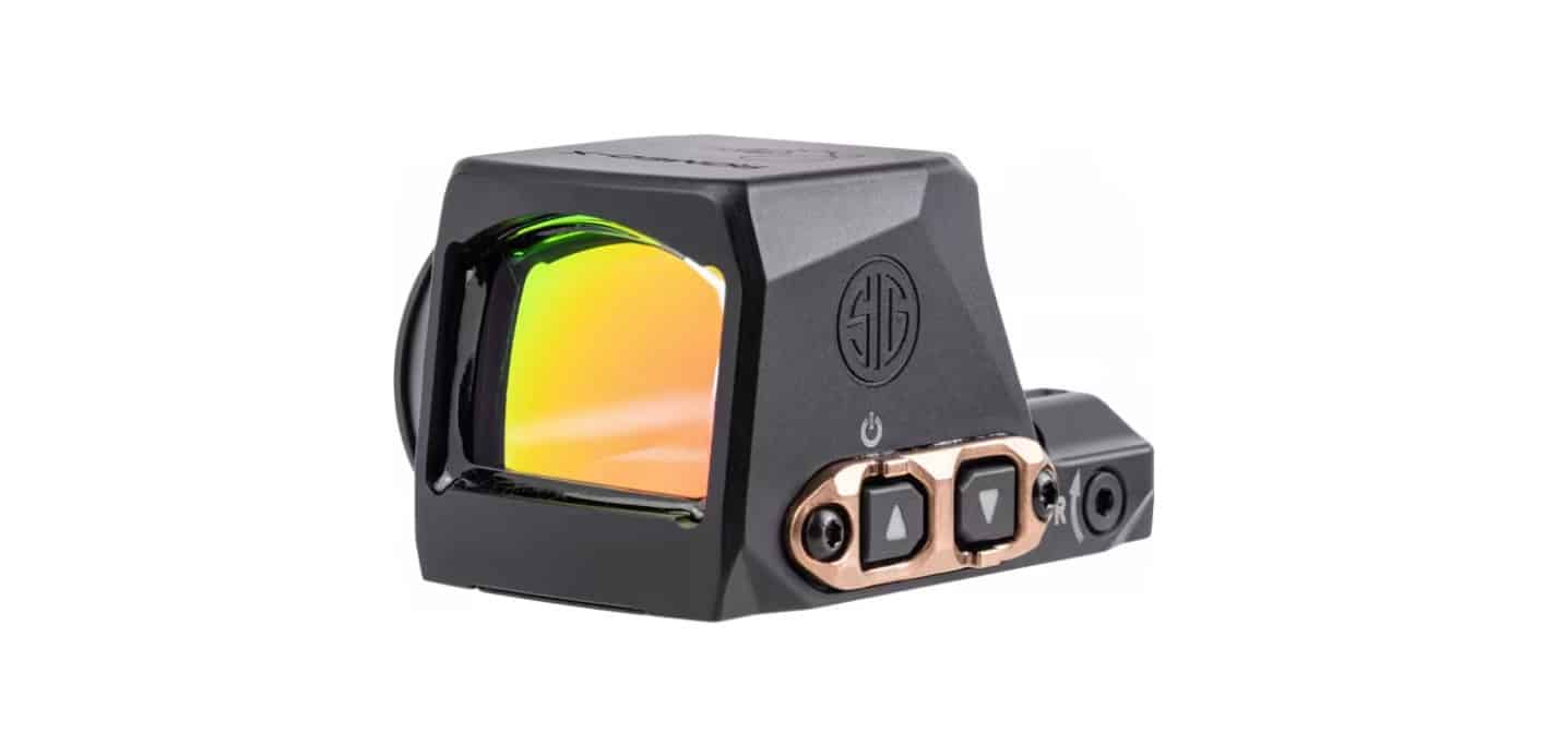 Sig Sauer ROMEO-X Enclosed compact reflex sight 24mm black with rose gold accents
