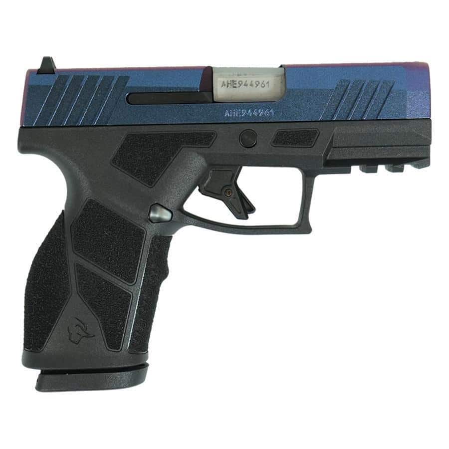 Taurus GX2 Mongoose Purple 9mm handgun, 3.38 in barrel, five magazines included