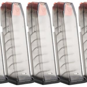 Strike Industries GMAG19X5 9mm translucent smoke magazines 15 + 1, 5-pack