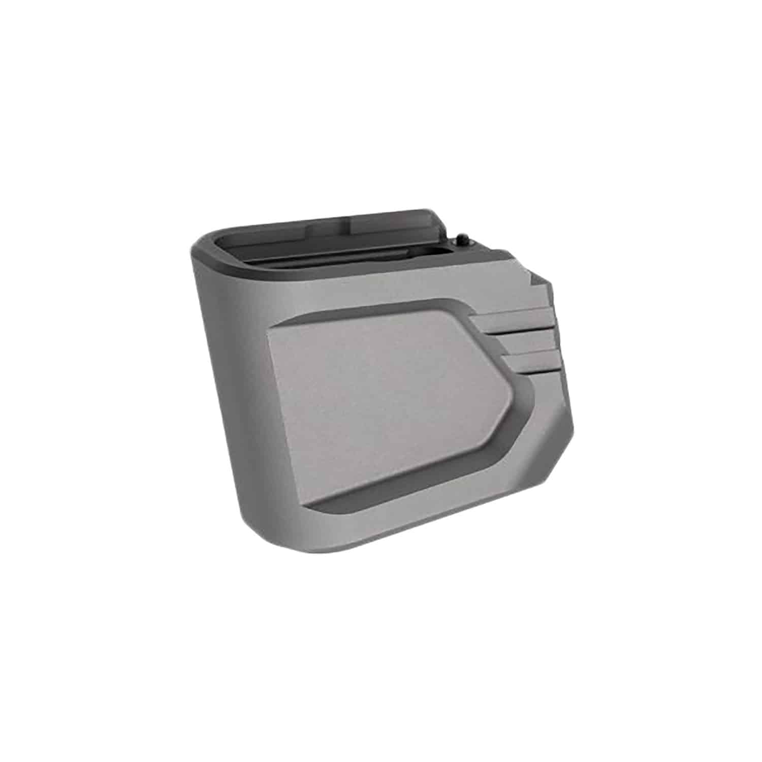 TYRANT CNC TDG48MAGEXG magazine extension for Glock 43x/48 in gray aerospace aluminum