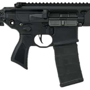 Sig Sauer MCX Rattler LT 5.56 NATO 7.75 in pistol, black, folding pistol brace
