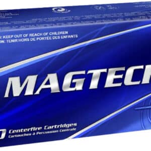 Magtech 10mm 180 gr Jacketed Hollow Point ammunition box, 50 rounds