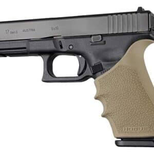 Hogue HandAll Beavertail Grip Sleeve Flat Dark Earth for Glock 17 34 Gen 1/2/5