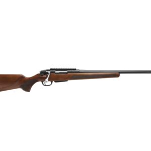 Stevens 334 .243 Win 20-inch bolt-action rifle with Turkish walnut stock and matte black receiver