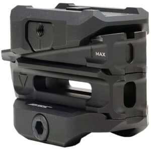 Strike Industries Variable Optic Mount for Aimpoint Micro Standard, black anodized