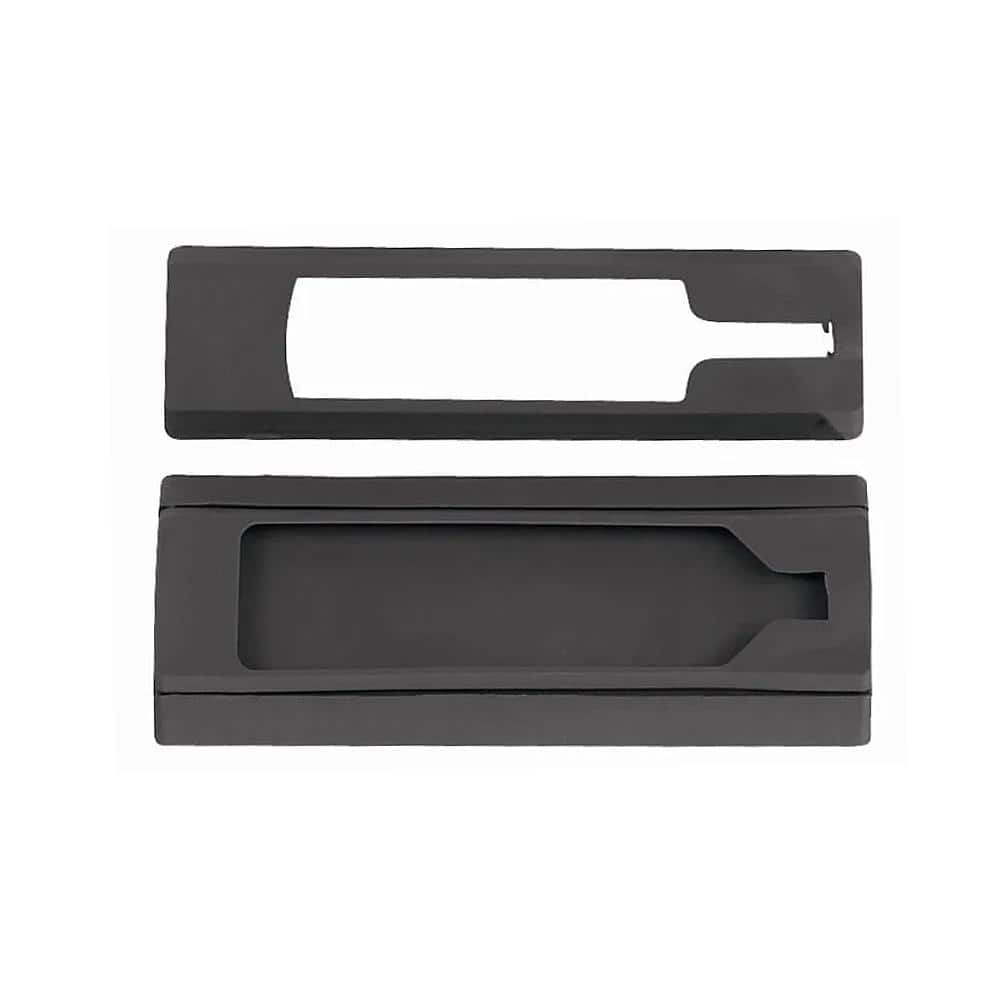 Weaver Modular Rail Cover Switch Mount Black clipped to Picatinny rail