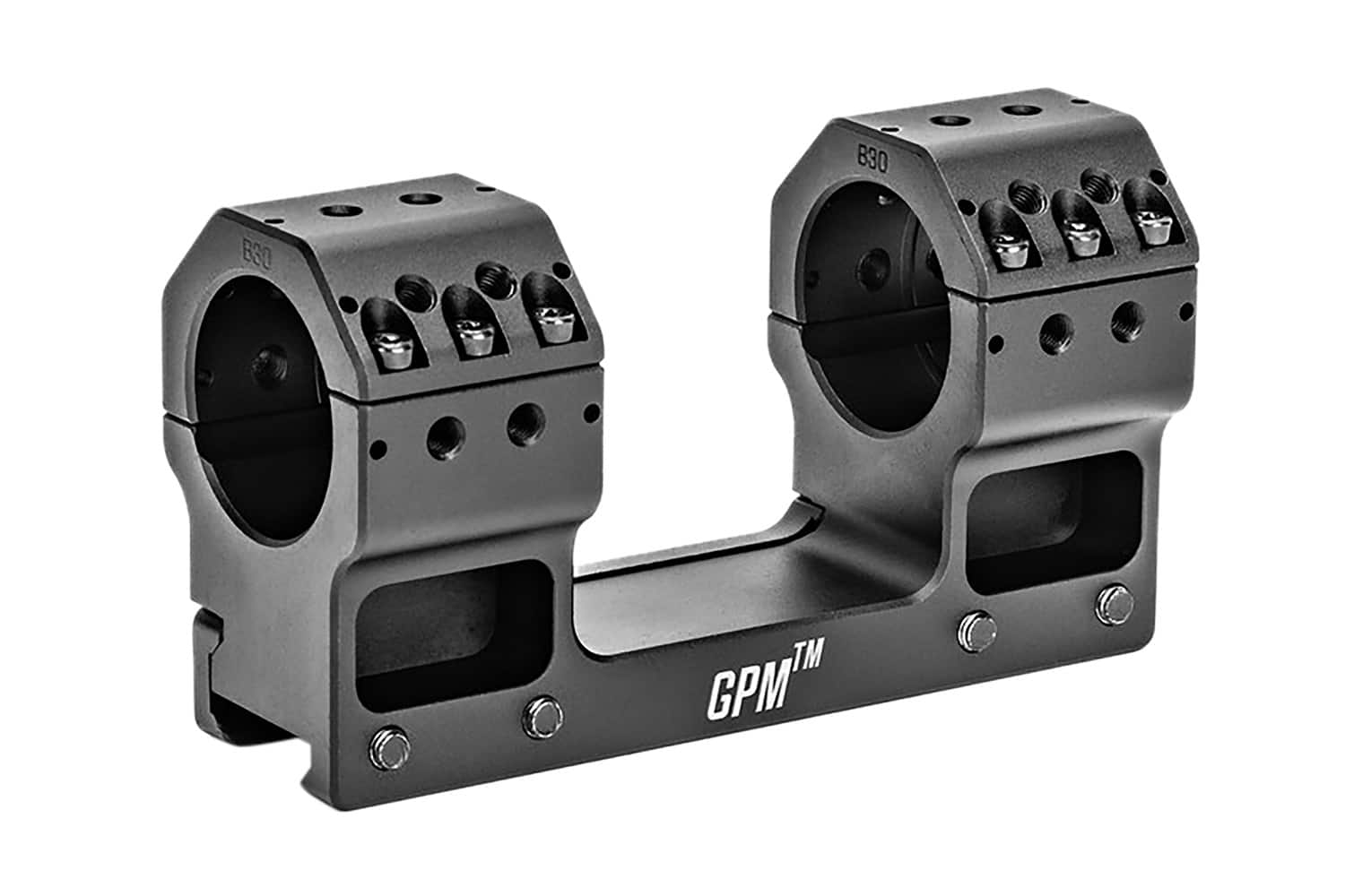 Griffin Armament GSM1.425H 30mm GPM scope mount and rings, black anodized
