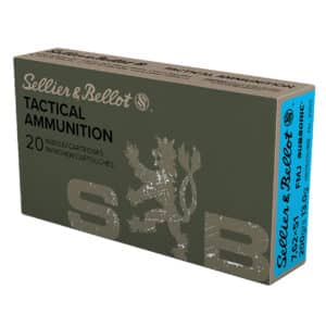 Sellier & Bellot 7.62x51 200gr FMJ Subsonic 20rd box