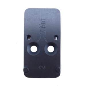 H&K VP9 Optics Plate #2 black steel for Trijicon RMR and Holosun footprints