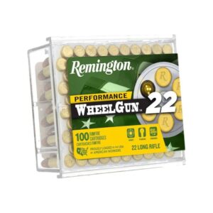 Remington Performance Wheelgun 22 .22 LR 39gr subsonic 100ct box