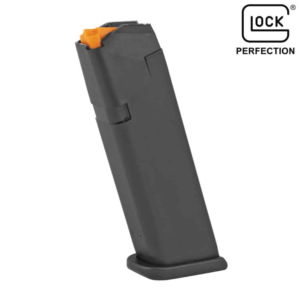 Glock G23 Gen5 10-round .40 S&W magazine with orange follower