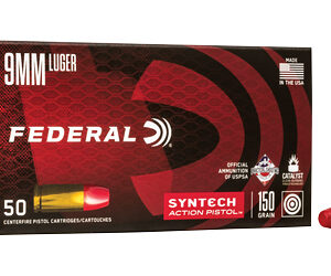 Federal American Eagle Syntech Action Pistol 9mm 150gr TSJ 50-round box