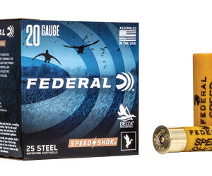 Federal Speed-Shok 20ga 3in #4 steel 7/8oz 25rd box image