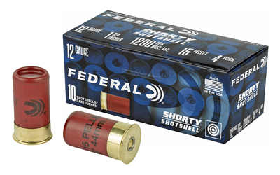 Federal Shorty 12GA 1.75in #4 Buckshot 10rd box product image