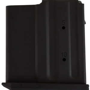 CZ 557 10-round detachable steel magazine, black finish with polymer floor plate