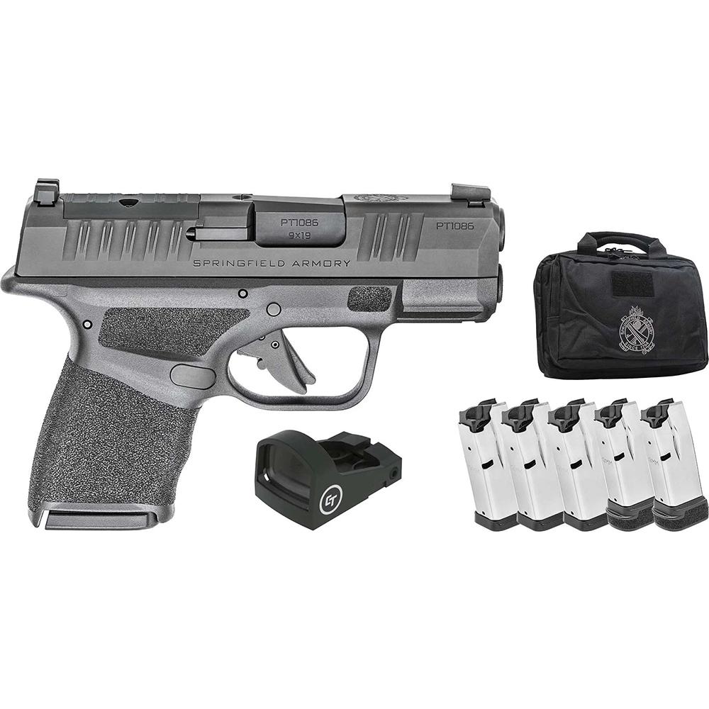 Springfield Armory Hellcat Gear Up 2025 Optic Ready 9mm 3-inch barrel CT-1500 package