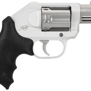 KIMBER K6XS 2-inch .38 Special +P revolver Silver KimPro II with Hogue black rubber grips