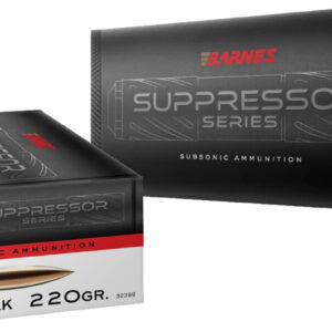 Barnes Suppressor Series Sierra MatchKing .300 AAC Blackout 220 gr box, 20 count