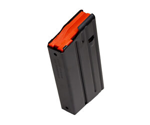 C Products Defense DURAMAG SS SR25 20rd stainless steel magazine, black matte