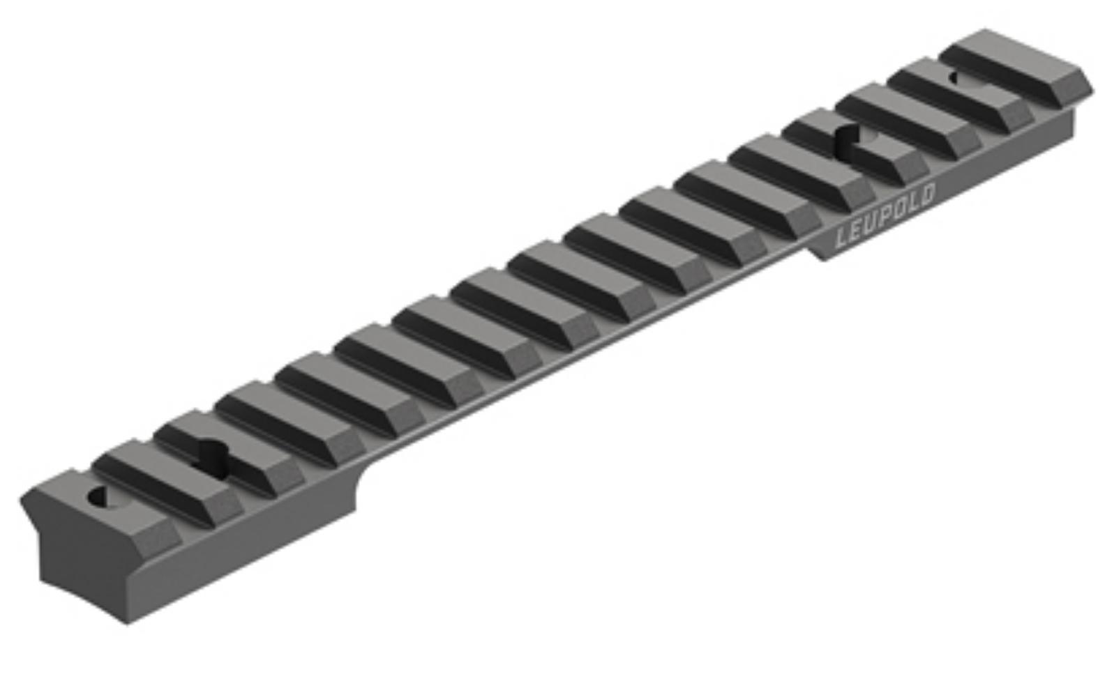 Leupold BackCountry cross-slot one-piece scope base for Remington 700 Long Action, matte black