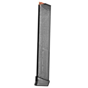 Glock G17 factory handgun magazine, black, 9mm Luger, 33-round (31+2)