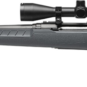 Savage Arms 32205 Axis 2 XP Combo Full Size 22-250 Rem 4+1 22" Black Sporter Barrel, Black Carbon Steel Receiver Drilled & Tapped, Gray Fixed Synthetic Stock, Weaver 3-9x40mm Scope, Left Hand