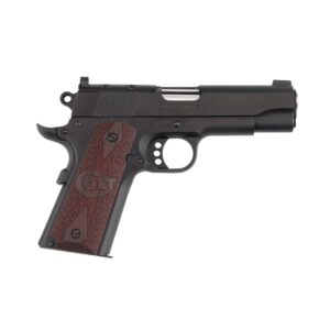 Colt Combat Commander .38 Super 4.25 in Blued Optic Ready with Black Cherry G10 grips