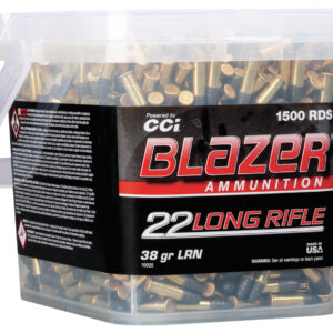 CCI Blazer .22 LR 38 gr Lead Round Nose 1500-round bucket
