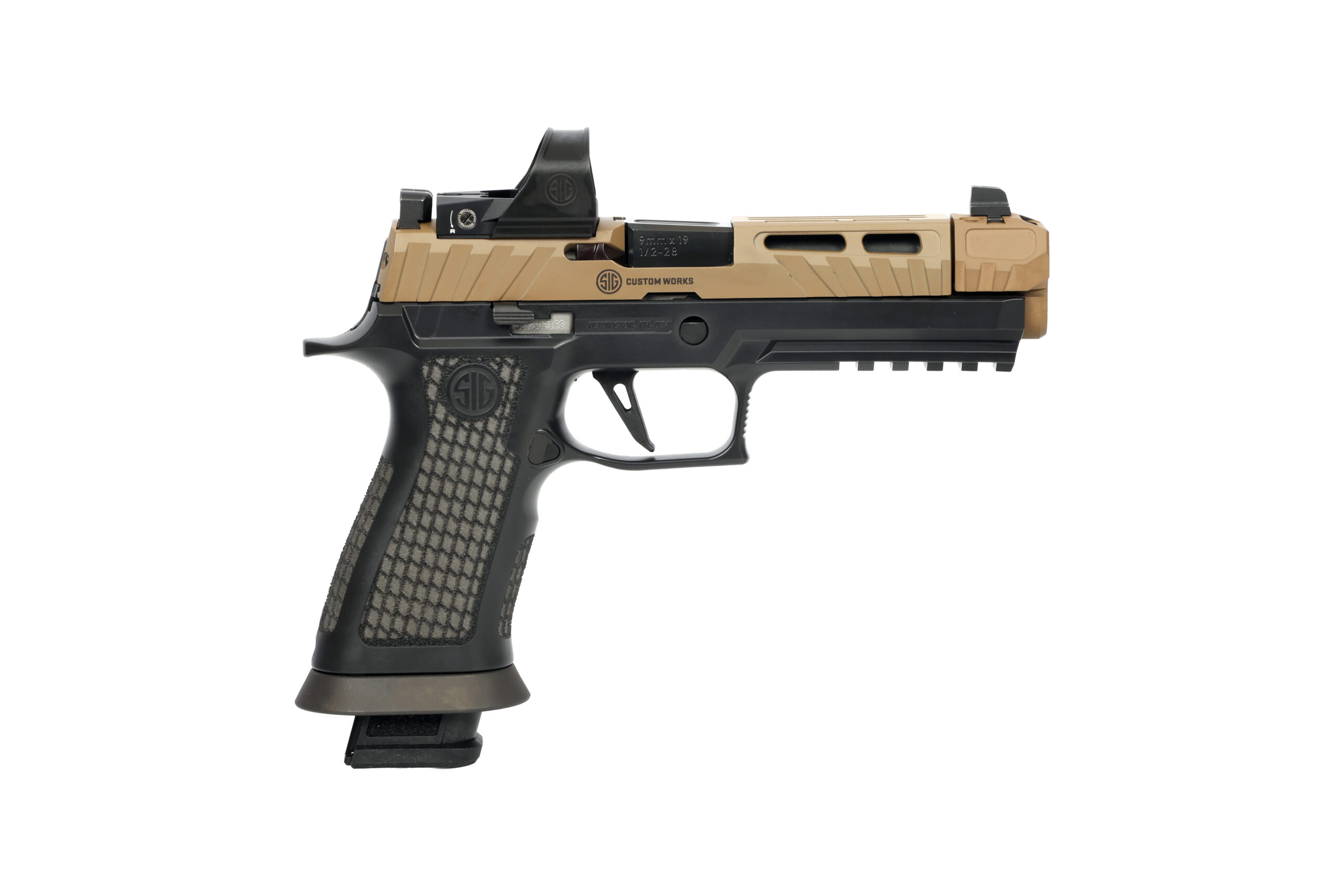 SIG SAUER P320 SPEC COY ROM1 9mm pistol, left-side view