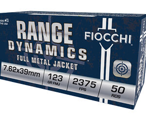 Fiocchi Range Dynamics 7.62x39mm 123 gr FMJ 50-round box