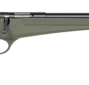 Savage Arms  Rascal F-SR 22 LR 1rd 16.13" Matte Black Single Shot Threaded Barrel,  Green Synthetic Stock, Right Hand