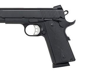 TISAS 1911 Carry B9 9mm 4.25in Black Cerakote pistol with Novak sights