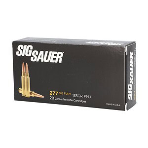 Sig Sauer Elite Ball 277 Fury 135gr FMJ 20rd box
