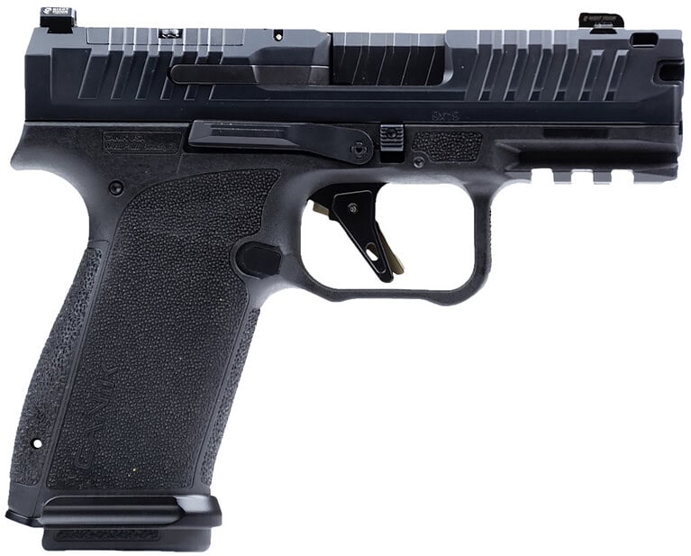 Canik METE MC9 Prime 9mm compact pistol, black, compensated optic-ready slide, 2x17-round magazines